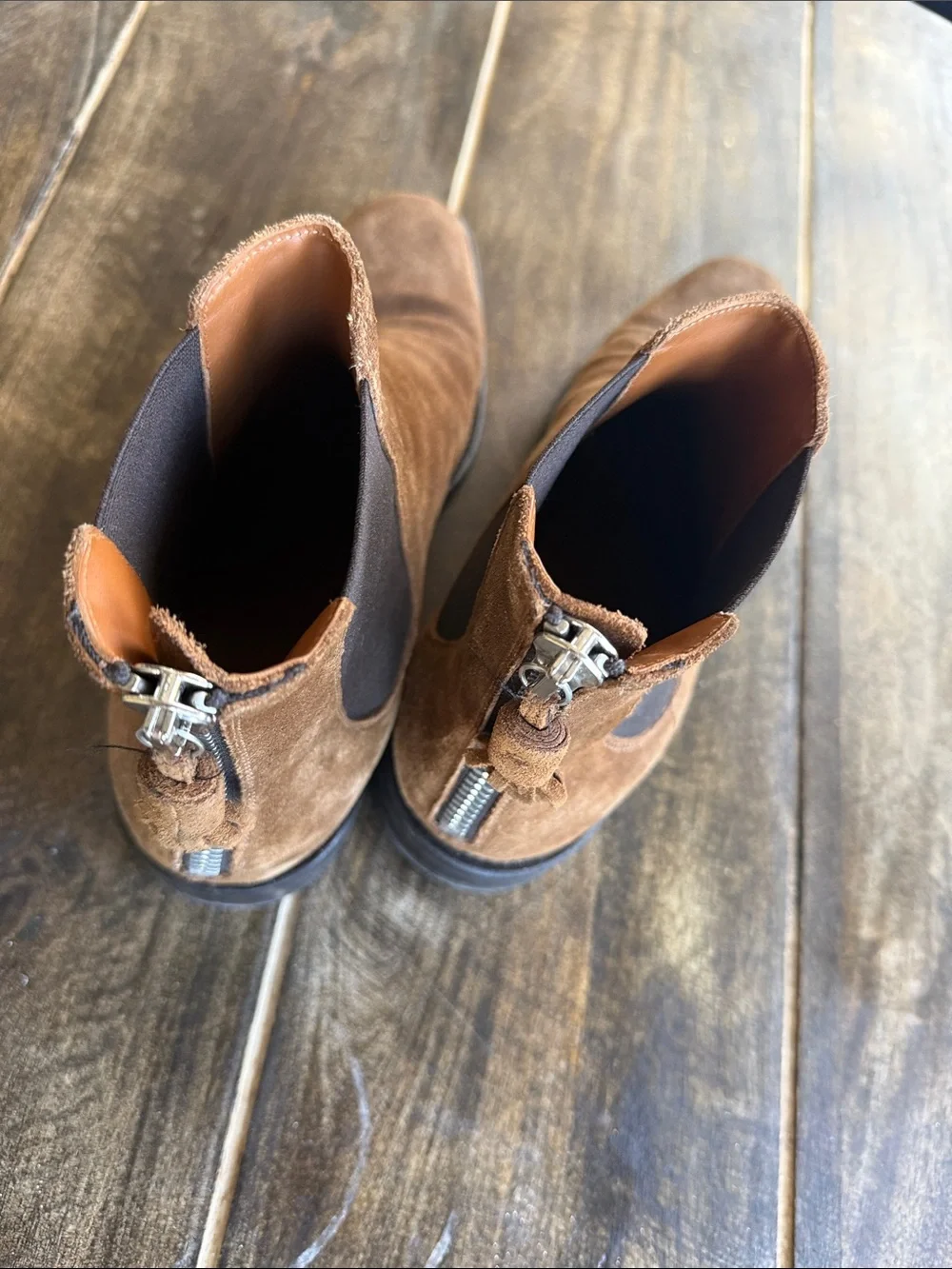 Givenchy Brown Suede Chelsea Boots